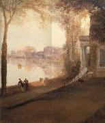 Joseph Mallord William Turner Details of Mortlake terrace:early summer morning oil